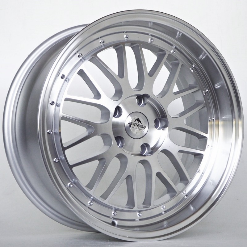 Llanta forzza spot 8.5x19 5x120 et30 74.10 silver face machined 