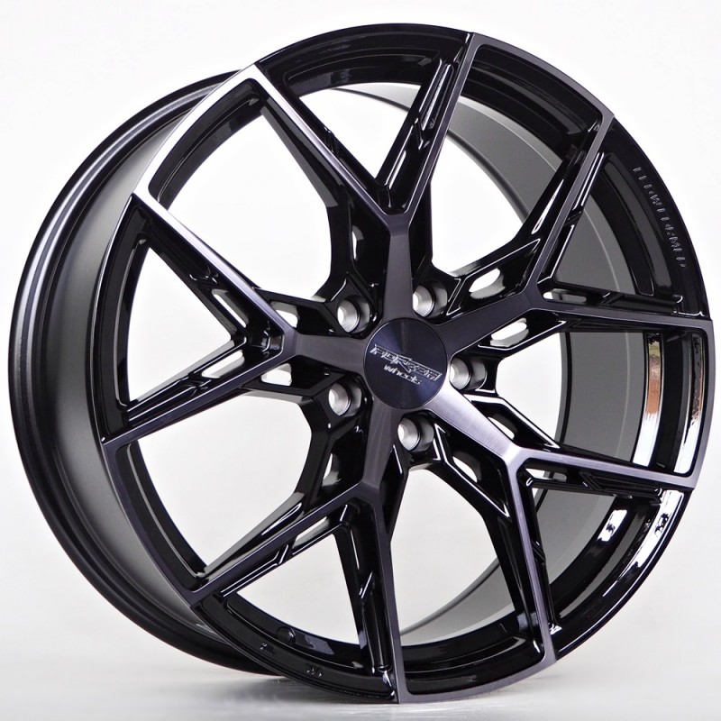 Llanta forzza gravity 8.5x19 5x112 et45 66.56 bfm + black clear coat 