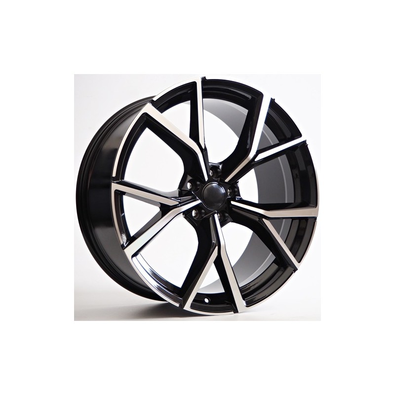 Llanta st wheels drift 7x17 5x112 et40 57.10 black face machined 