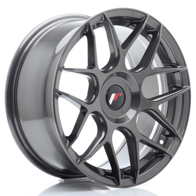 Llanta jr wheels jr18 17x8 et35 blank hyper gray