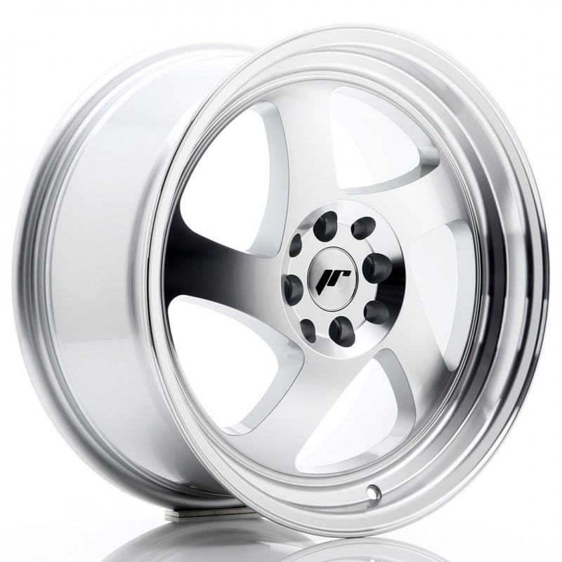 Llanta jr wheels jr15 17x8 et35 5x108/114,3 machined silver