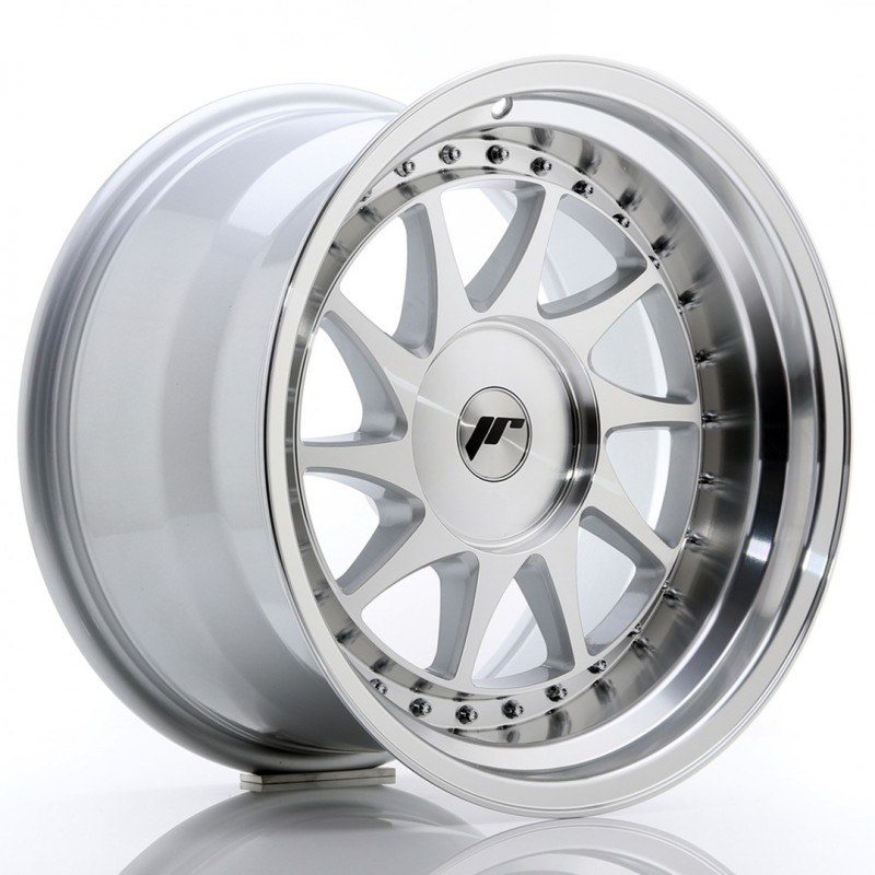 Llanta jr wheels jr26 17x10 et0-25 blank silver machined face