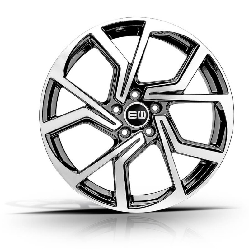 ELITE WHEELS EW09 7X17 5X100 ET40 57.06 PALLADIUM POLISHED