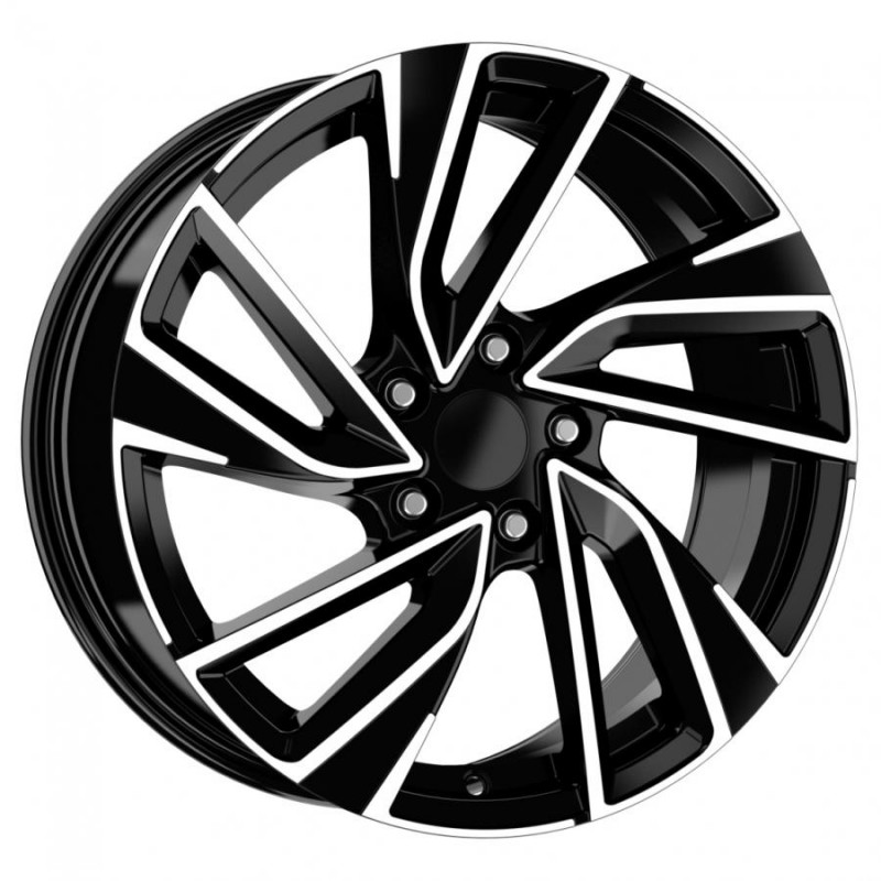 Llanta elite wheels x72 7.5x17 5x112 et40 57.1 black polished