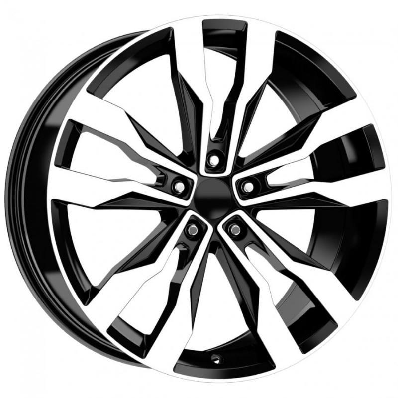 Llanta elite wheels x78 8.5x19 5x112 et38 57.1 black polished