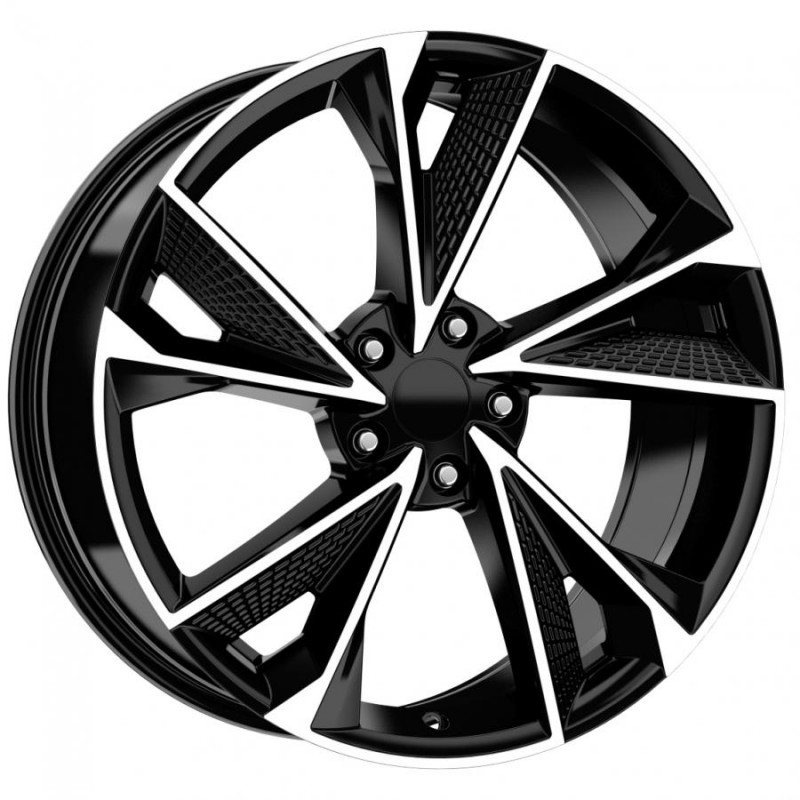 Llanta elite wheels x80 9x20 5x112 et35 66.45 black polished