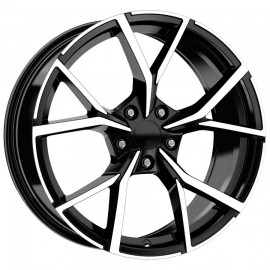 Llanta elite wheels x91 7.5x17 5x112 et40 57.1 black polished