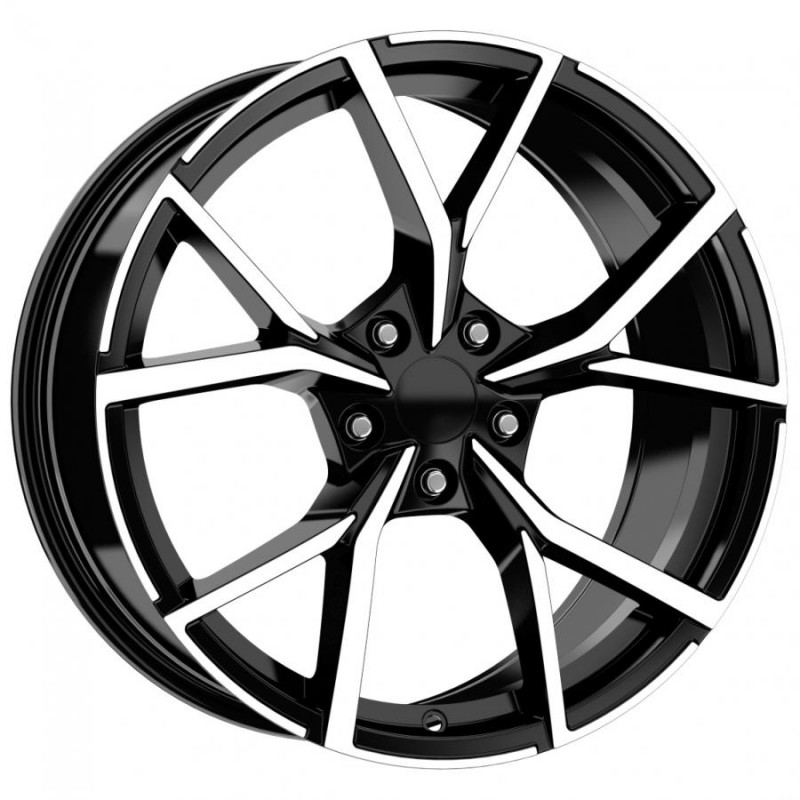 Llanta elite wheels x91 7.5x17 5x112 et40 57.1 black polished