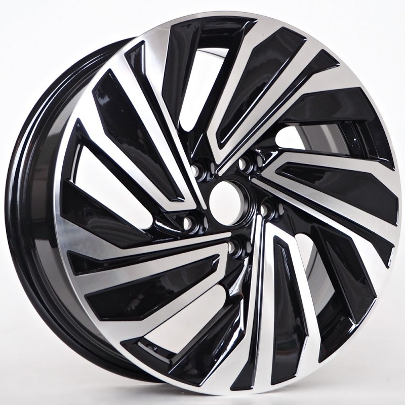 Llanta st wheels tyler 7x17 5x112 et46 57.10 black face machined 