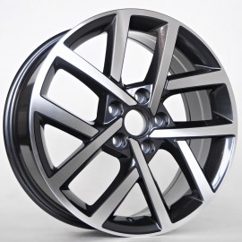 Llanta st wheels hank 7x17 5x112 et49 57.10 grey face machined 