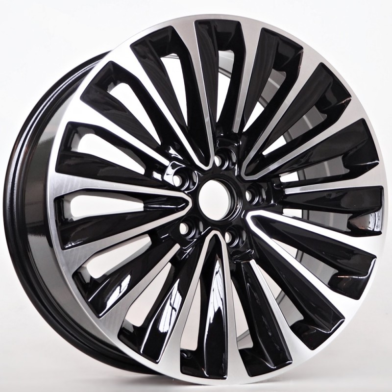 Llanta st wheels soren 7x16 5x112 et35 57.10 black face machined 