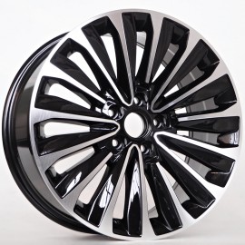 Llanta st wheels soren 8x18 5x112 et48 57.10 black face machined 