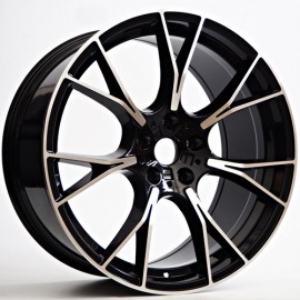 Llanta st wheels fond 8.5x19 5x112 et28 66.50 black face machined 