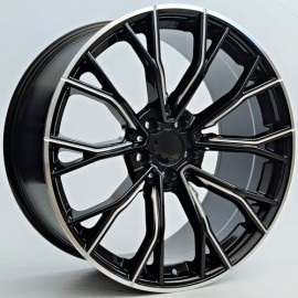 Llanta st wheels omni 8.5x19 5x120 et35 74.10 black milling 