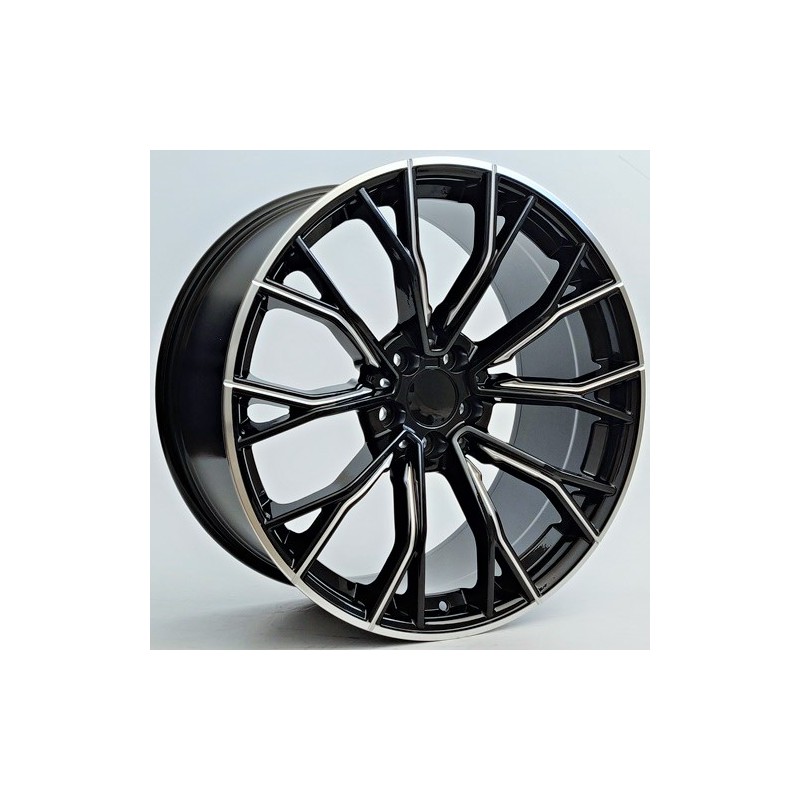 Llanta st wheels omni 8.5x19 5x120 et35 74.10 black milling 