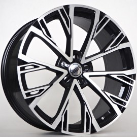 Llanta st wheels armor 8.5x19 5x112 et35 66.45 black face machined 