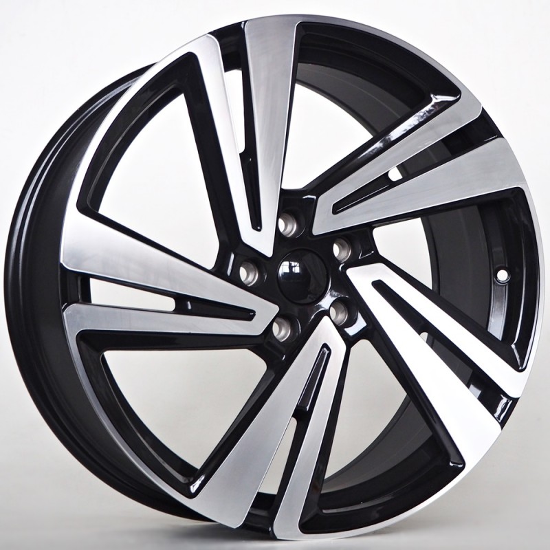 Llanta st wheels shade 7.5x18 5x112 et45 57.10 black face machined 