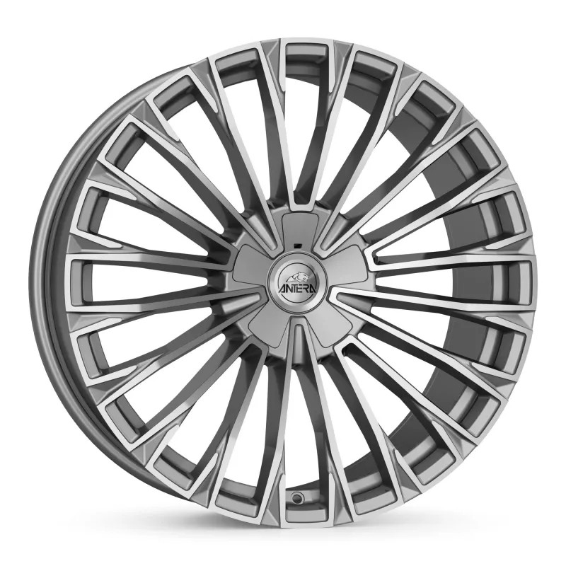 Llanta ante a103 10x23 5x112 et30 66.6 moon grey diamond 