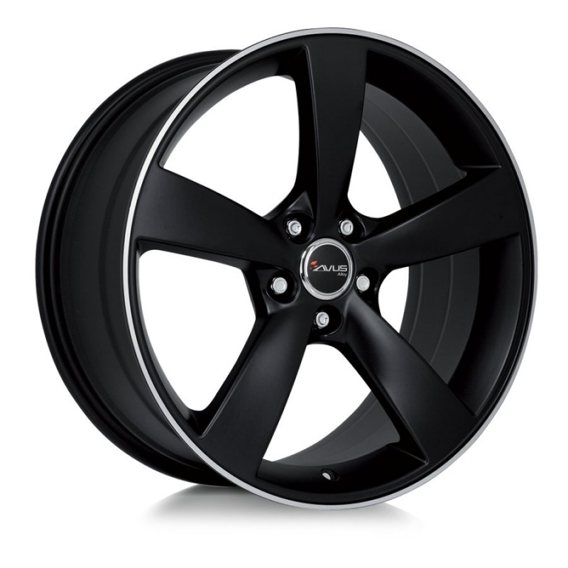 AF10 8X18 5X112 ET45 66.5 BLACK MATT RED LINE