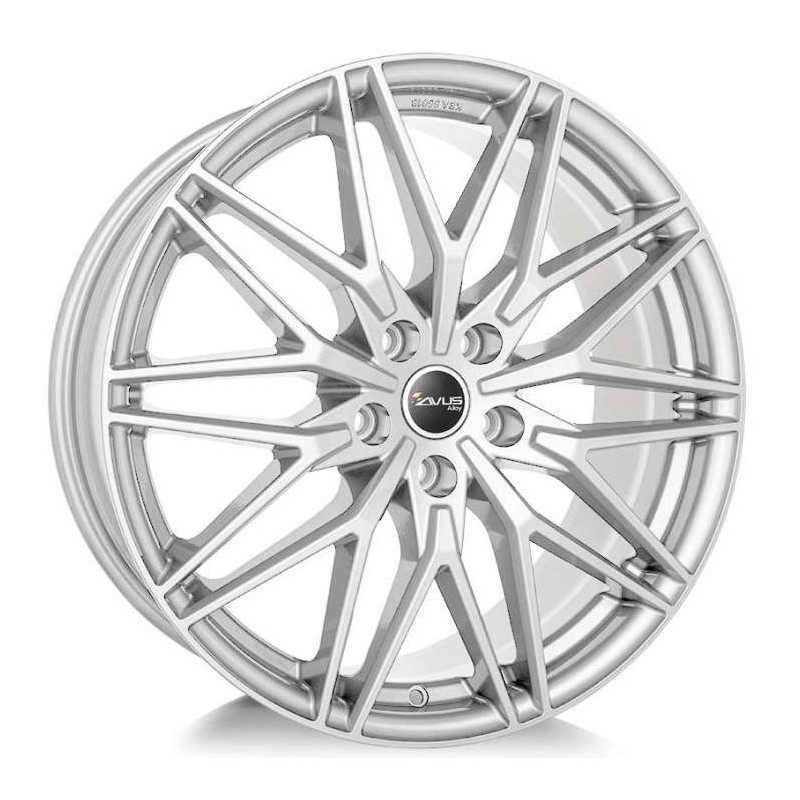 Llanta avus ac-mb6 8x19 5x120 et45 72.6 hyper silver 