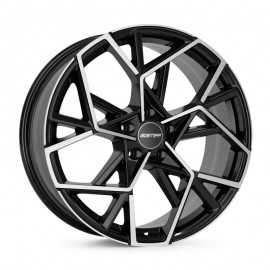 Llanta gmp cartesio 7.5x18 5x110 et35 65.1 black diamond