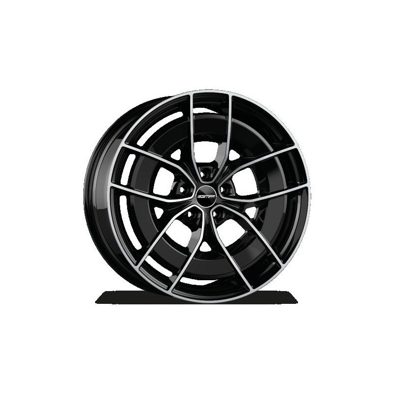 Llanta gmp energia 9.5x21 5x112 et35 66.6 black diamond