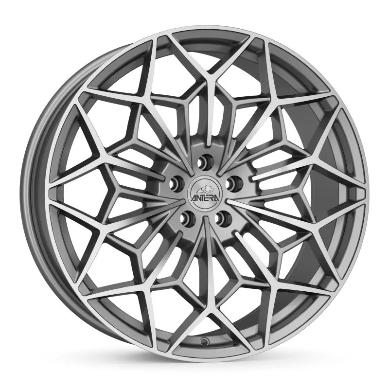 Llanta ante a105 10x23 5x120 et20 66.6 moon grey diamond 