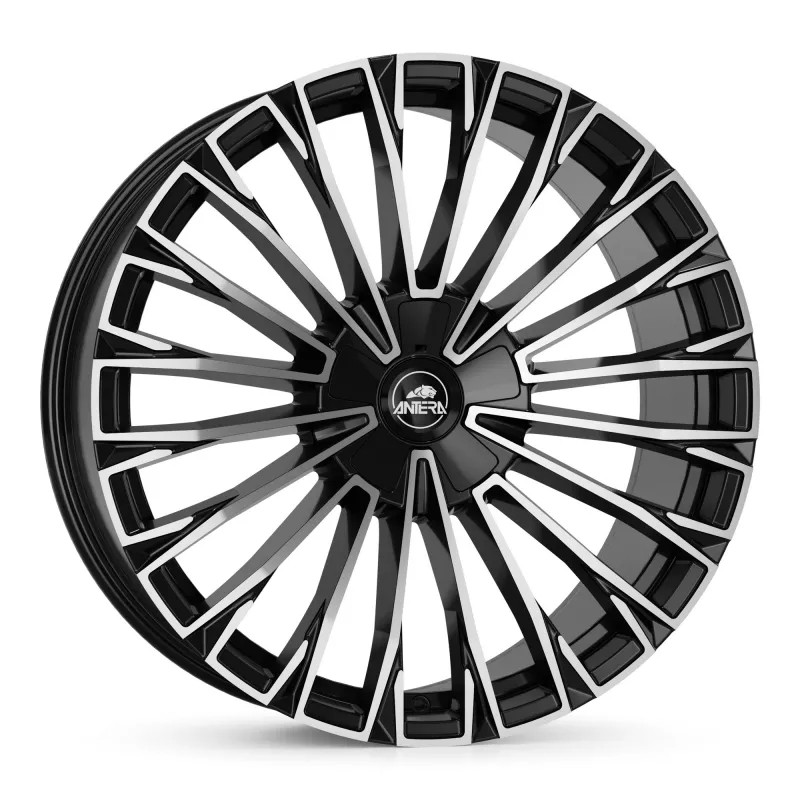 Llanta ante a103 10x21 5x114.3 et40 64.1 piano black diamond 