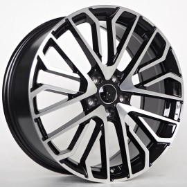 Llanta st wheels lingo 8x19 5x112 et45 66.45 black face machined 