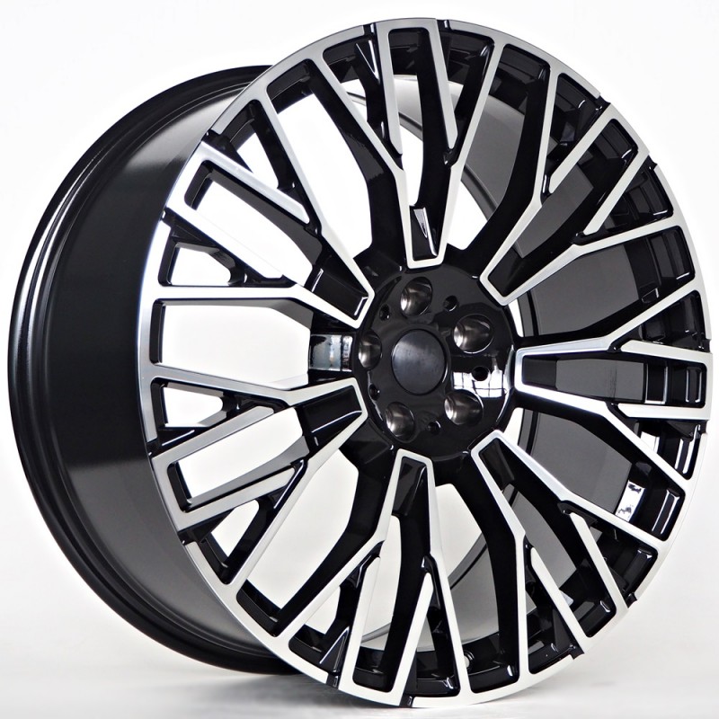 Llanta st wheels strong 9x20 5x112 et35 66.60 black face machined 