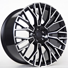 Llanta st wheels strong 10.5x20 5x112 et40 66.60 black face machined 