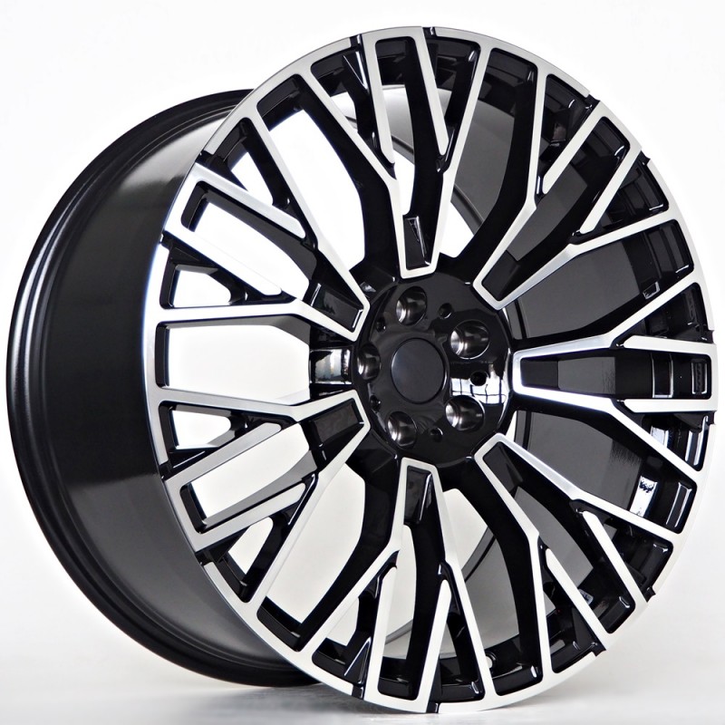 Llanta st wheels strong 10.5x21 5x112 et43 66.60 black face machined 