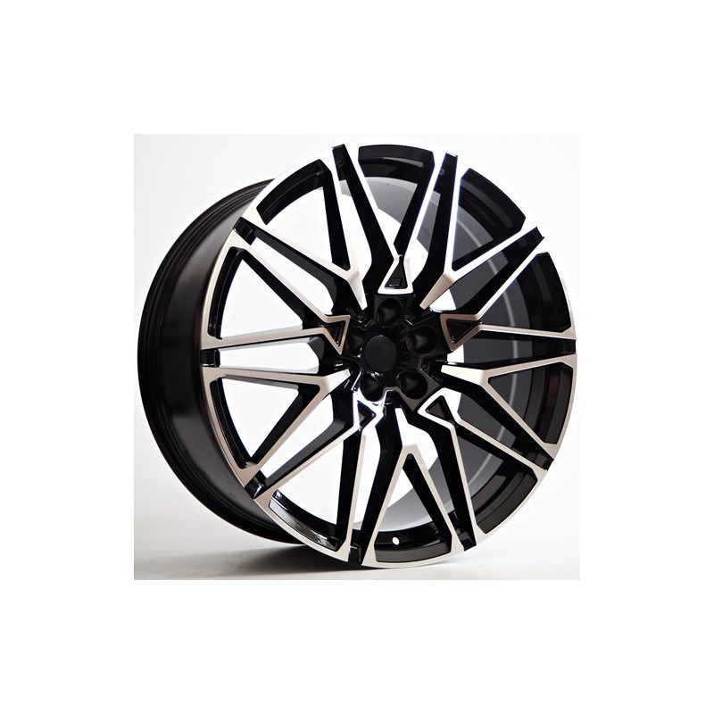 Llanta st wheels axel 10x20 5x120 et40 74.10 black face machined 