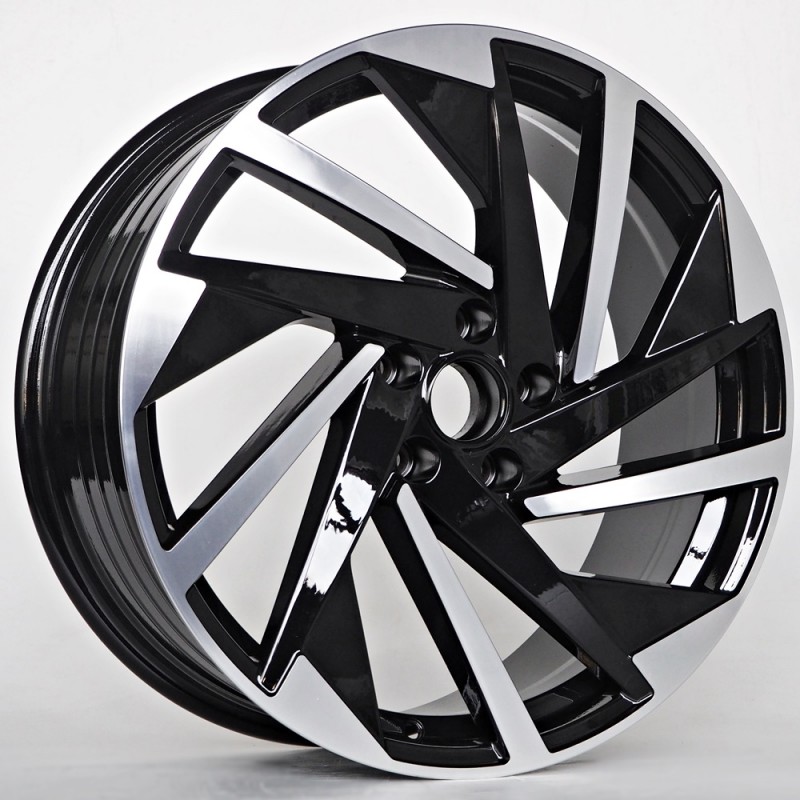 Llanta st wheels burst 7x17 5x100 et40 57.10 black face machined 