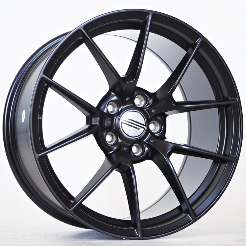 Llanta st wheels morgan 8x18 5x112 et25 66.60 satin black 