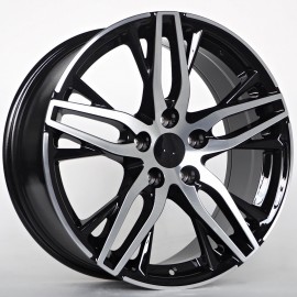 Llanta st wheels barnes 7.5x17 5x114.30 et40 64.10 black face machined 