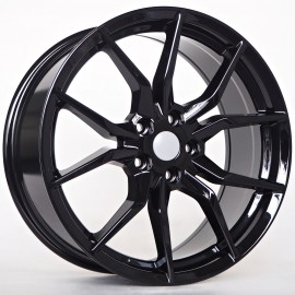 Llanta st wheels tela 8x18 5x108 et45 63.30 black 