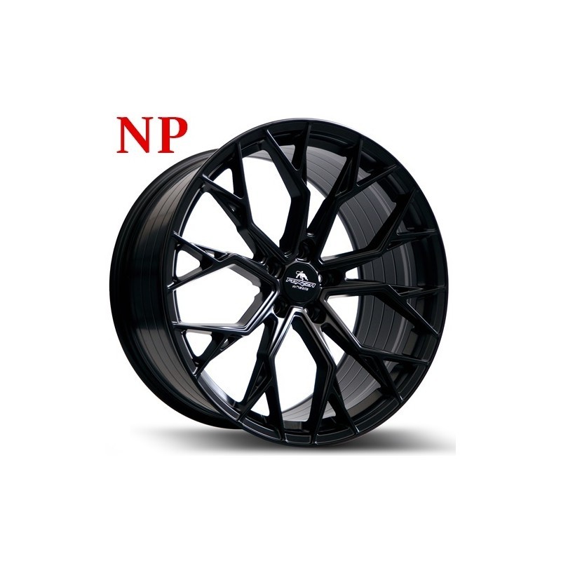 Llanta titan 8x18 5x108 et42 73.1 black magic