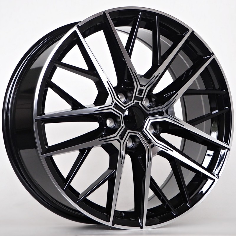Llanta st wheels lexi 8x19 5x120 et45 72.60 black face machined 