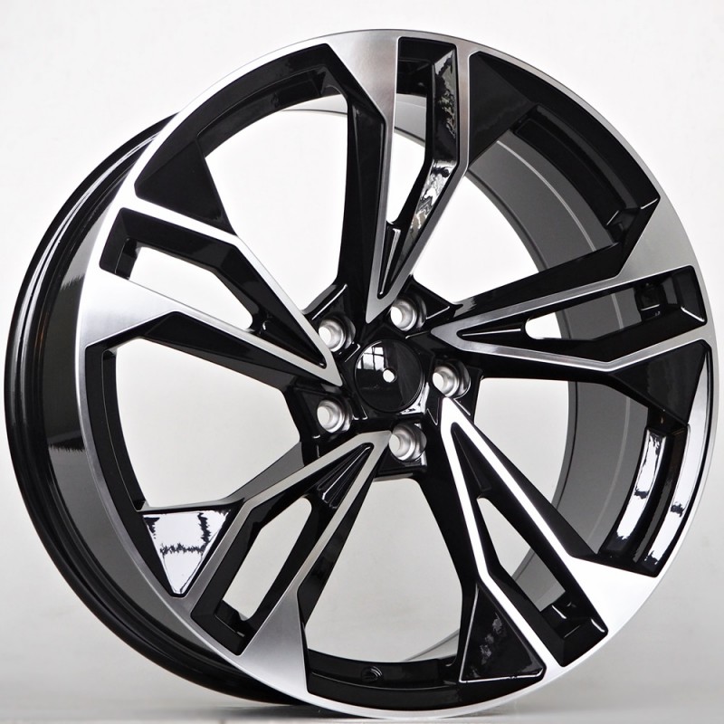 Llanta st wheels gani 8.5x19 5x112 et40 66.45 black face machined 