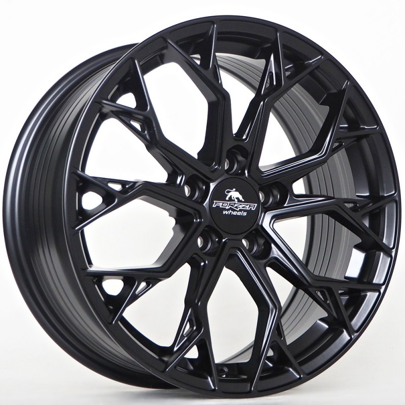 Llanta forzza titan 7.5x17 5x100 et40 73.10 satin black 