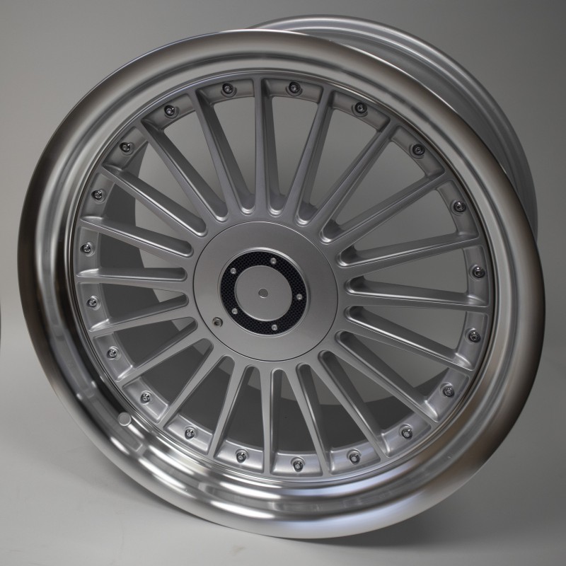 Llanta jw80 10x19 5x112x120 et40 74.1 silver lip polished