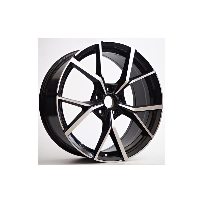 Llanta drift 7x17 5x100 et40 57.10 black face machined 