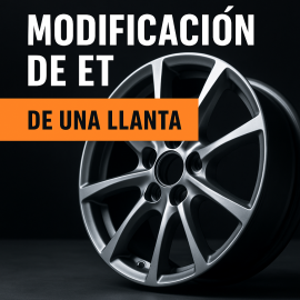 Rebajar et de 2 llantas