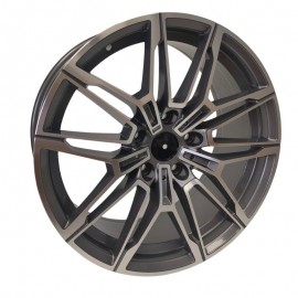 Llanta jwheels bbellagio 8x18 5x120 et35 72.6 anthracite diamon