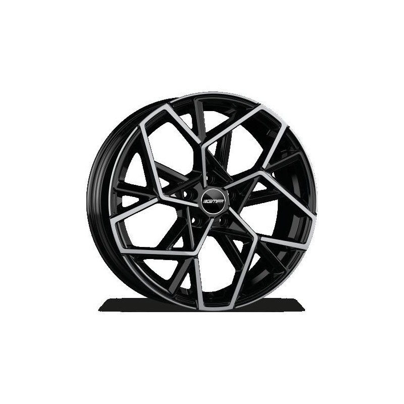 Llanta gmp cartesio 7x17 5x108 et17 65.1 black diamond  Llanta gmp cartesio 7x17 5x108 et17 65.1 black diamond