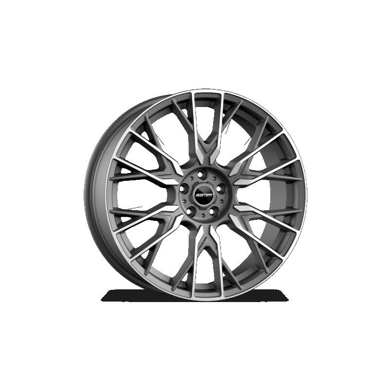 Llanta gmp fender 10x22 5x120 et22 63.4 matt anthracite diamond  Llanta gmp fender 10x22 5x120 et22 63.4 matt anthracite diamond