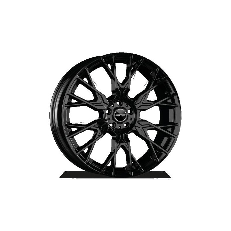 Llanta gmp fender 10x22 5x120 et22 63.4 glossy black  Llanta gmp fender 10x22 5x120 et22 63.4 glossy black